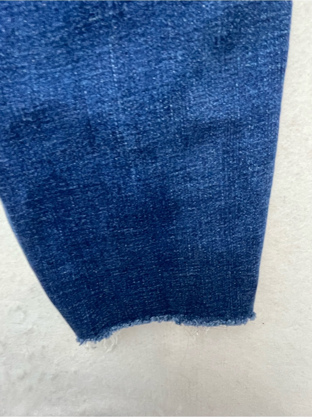 BKE Payton Women’s Medium Wash Distressed Raw Hem Denim Ankle Skinny Jeans 34x27 - Picture 7 of 14